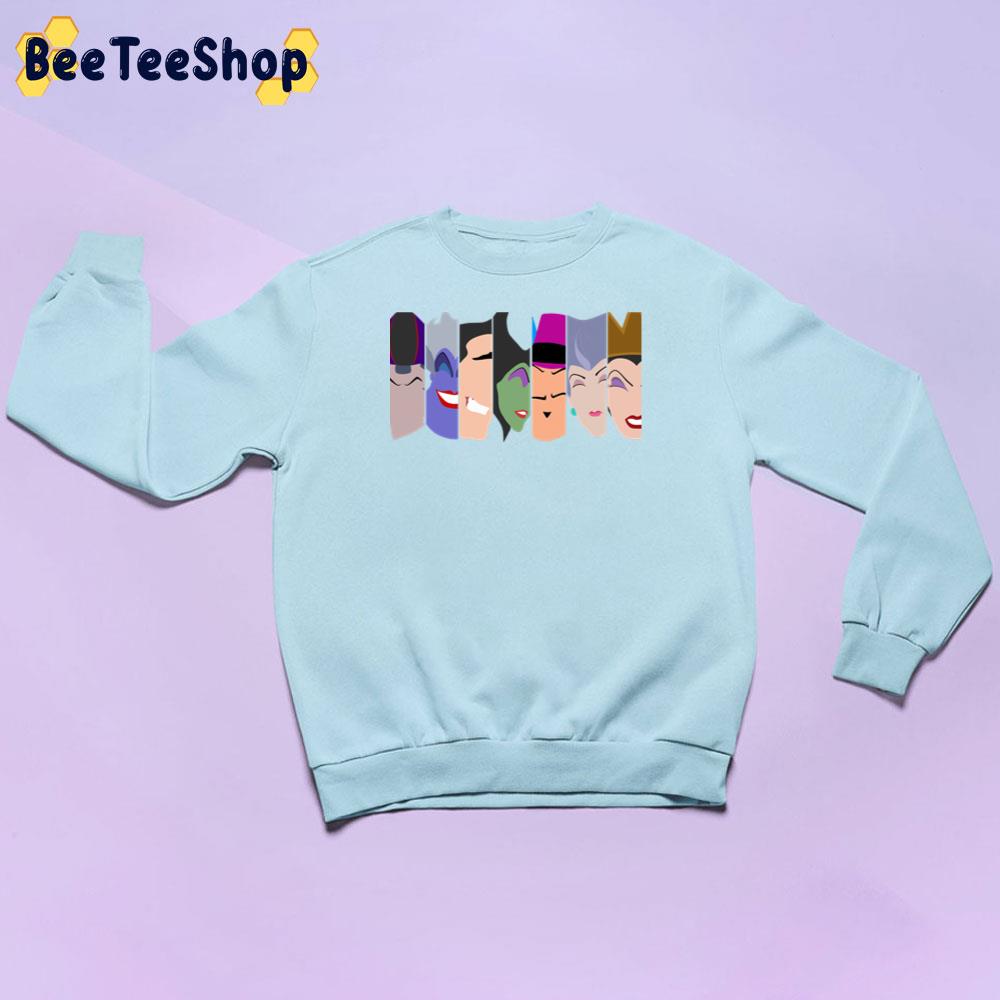 Seven Deadly Villains The Little Mermaid Unisex Sweatshirt Seven Deadly Villains The Little Mermaid Unisex Sweatshirt