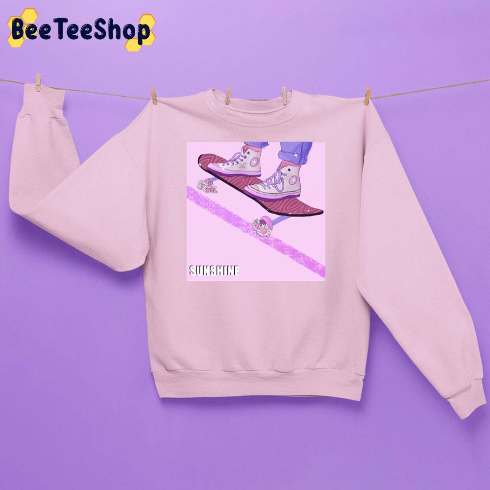 Skater Girl Pastel Art Converse Unisex Sweatshirt Skater Girl Pastel Art Converse Unisex Sweatshirt