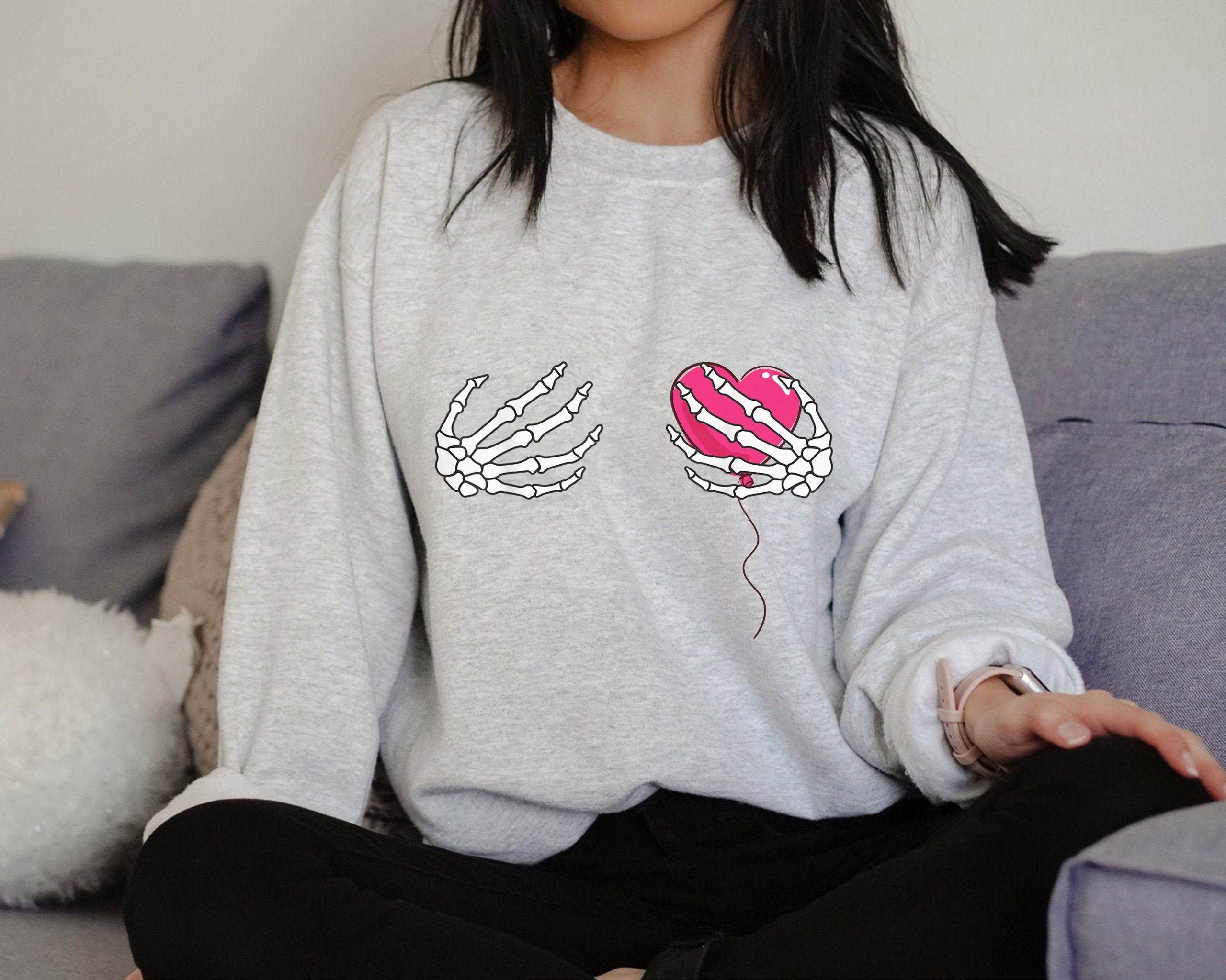 Skeleton Hands Holding Heart Funny Unisex Shirt Skeleton Hands Holding Heart Funny Unisex Shirt