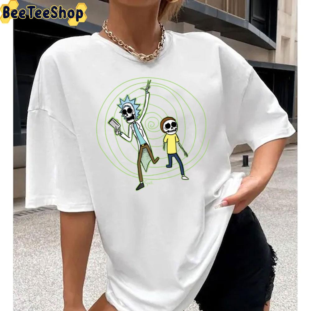 Skeleton Portal Rick And Morty Unisex T-Shirt Skeleton Portal Rick And Morty Unisex T-Shirt