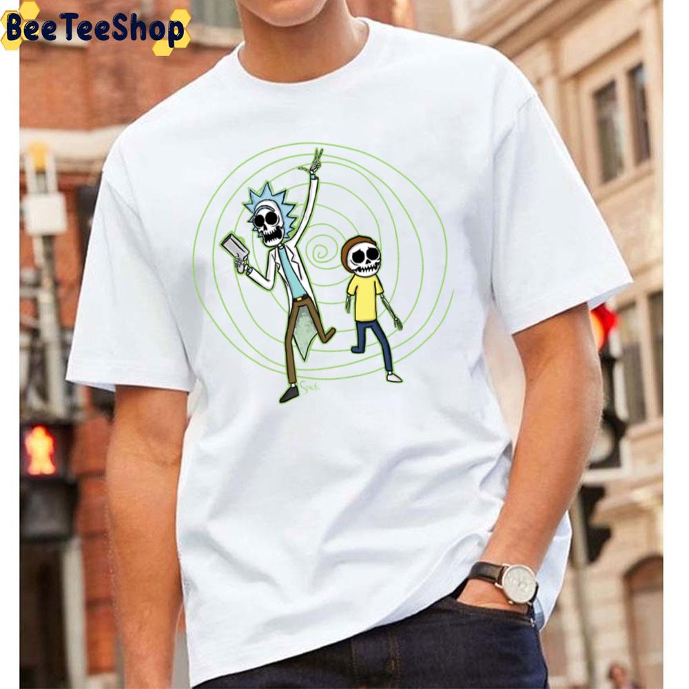 Skeleton Portal Rick And Morty Unisex T-Shirt Skeleton Portal Rick And Morty Unisex T-Shirt