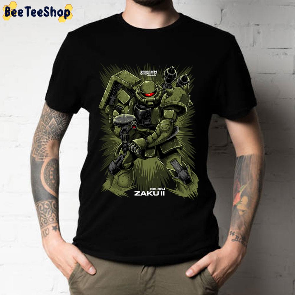 Snapnfit Ms-06j Zaku Ii Unisex T-Shirt Snapnfit Ms-06j Zaku Ii Unisex T-Shirt