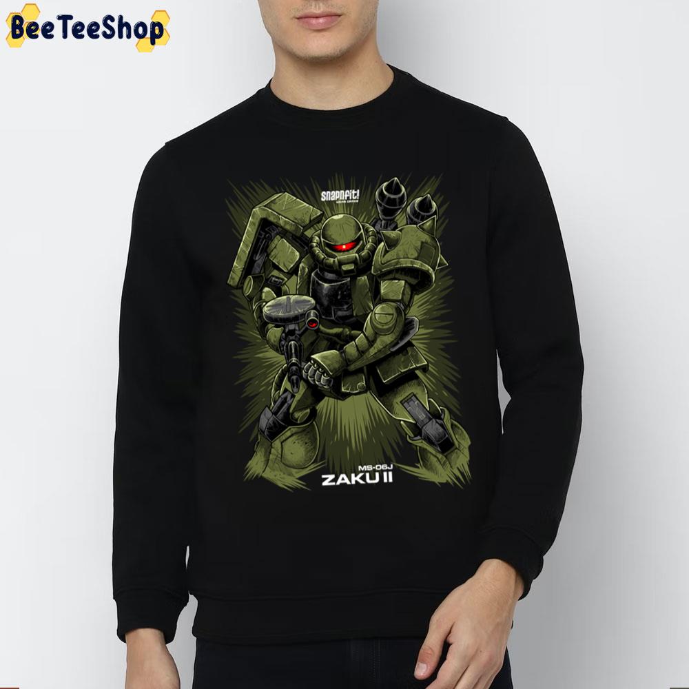 Snapnfit Ms-06j Zaku Ii Unisex T-Shirt Snapnfit Ms-06j Zaku Ii Unisex T-Shirt
