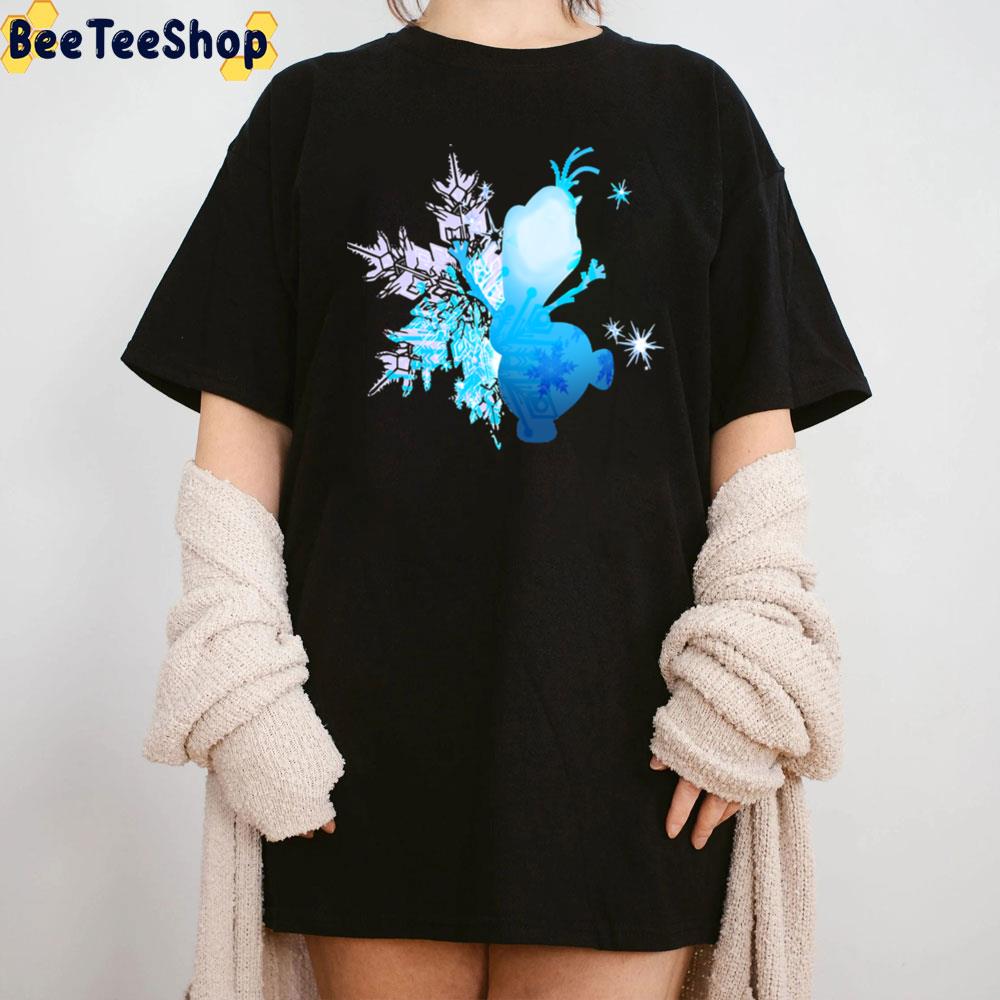 Snowman Silhouette Frozen Unisex T-Shirt Snowman Silhouette Frozen Unisex T-Shirt