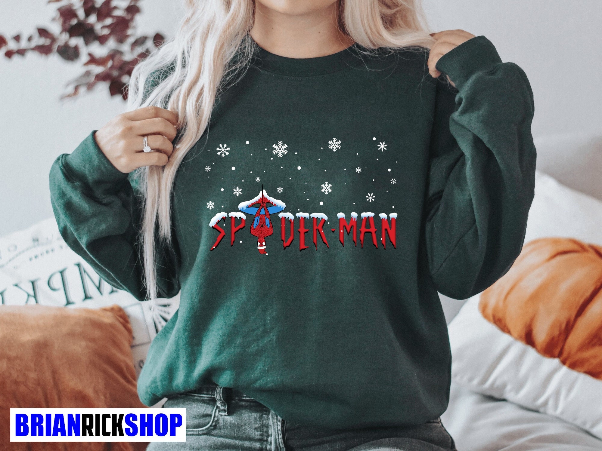 Spiderman Christmas Peter Parker No Way Home Unisex Sweatshirt Spiderman Christmas Peter Parker No Way Home Unisex Sweatshirt