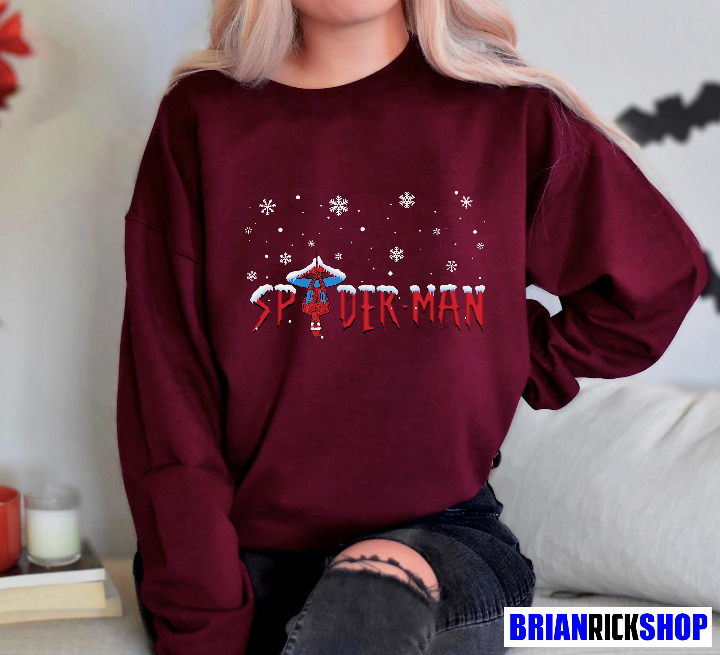 Spiderman Christmas Peter Parker No Way Home Unisex Sweatshirt