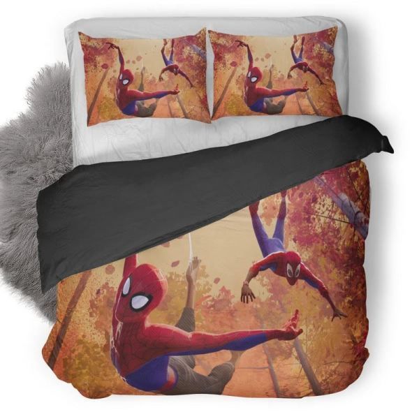 Spiderman Into The Spider Verse Bedding Set Spiderman Into The Spider Verse Bedding Set