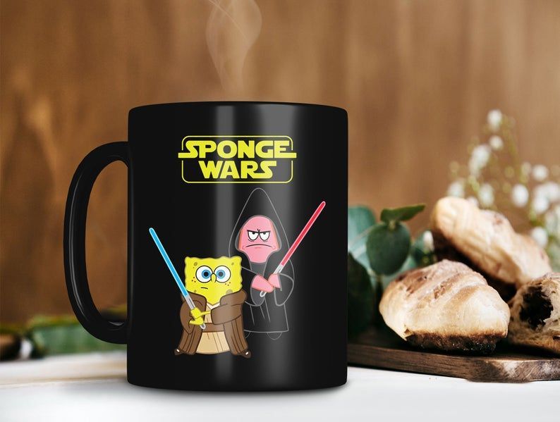 Sponge War Mug Obi Wan Kenobi Mug Darth Maul Mug Patrick Star Mug Star Wars Gift Premium Sublime Ceramic Coffee Mug Black Sponge War Mug Obi Wan Kenobi Mug Darth Maul Mug Patrick Star Mug Star Wars Gift Premium Sublime Ceramic Coffee Mug Black