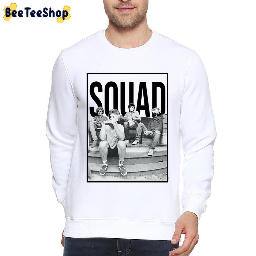 Squad The Golden Girls Black White Art Unisex T-Shirt Squad The Golden Girls Black White Art Unisex T-Shirt