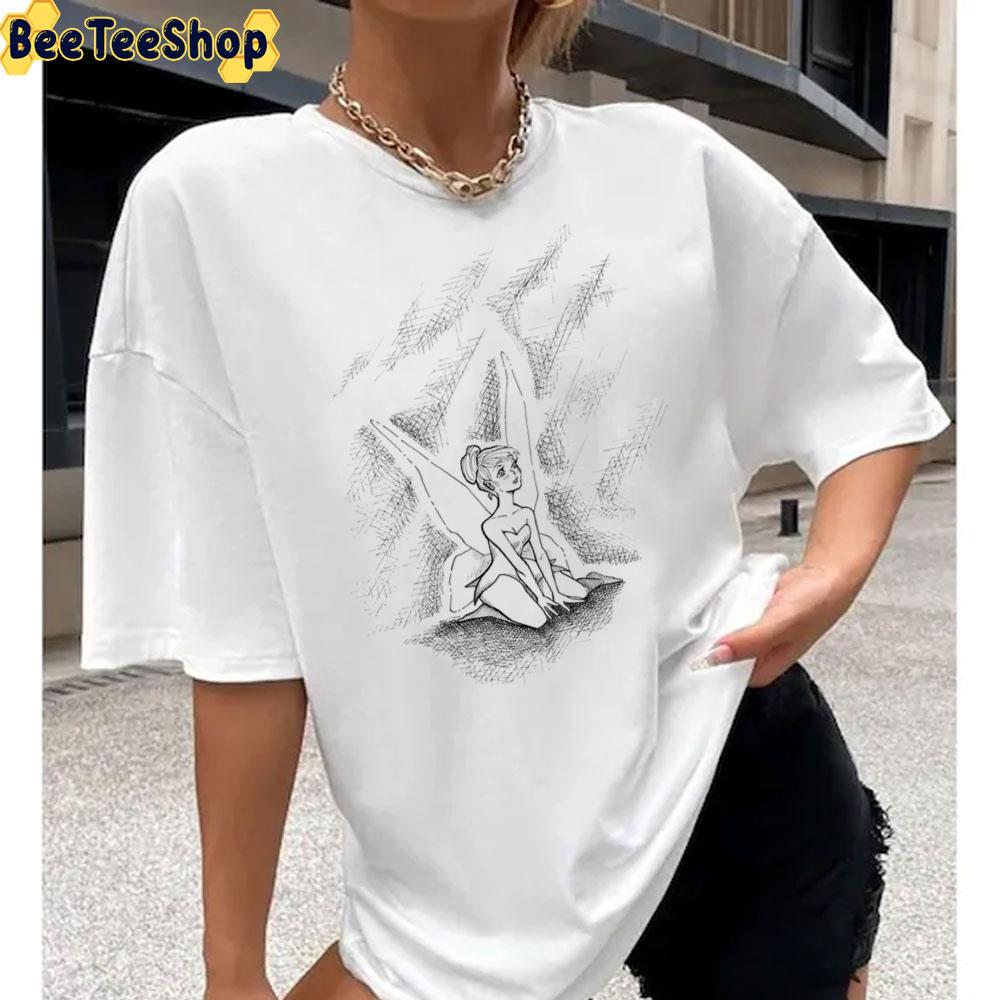 Star Tinker Bell Draw Art Unisex T-Shirt Star Tinker Bell Draw Art Unisex T-Shirt