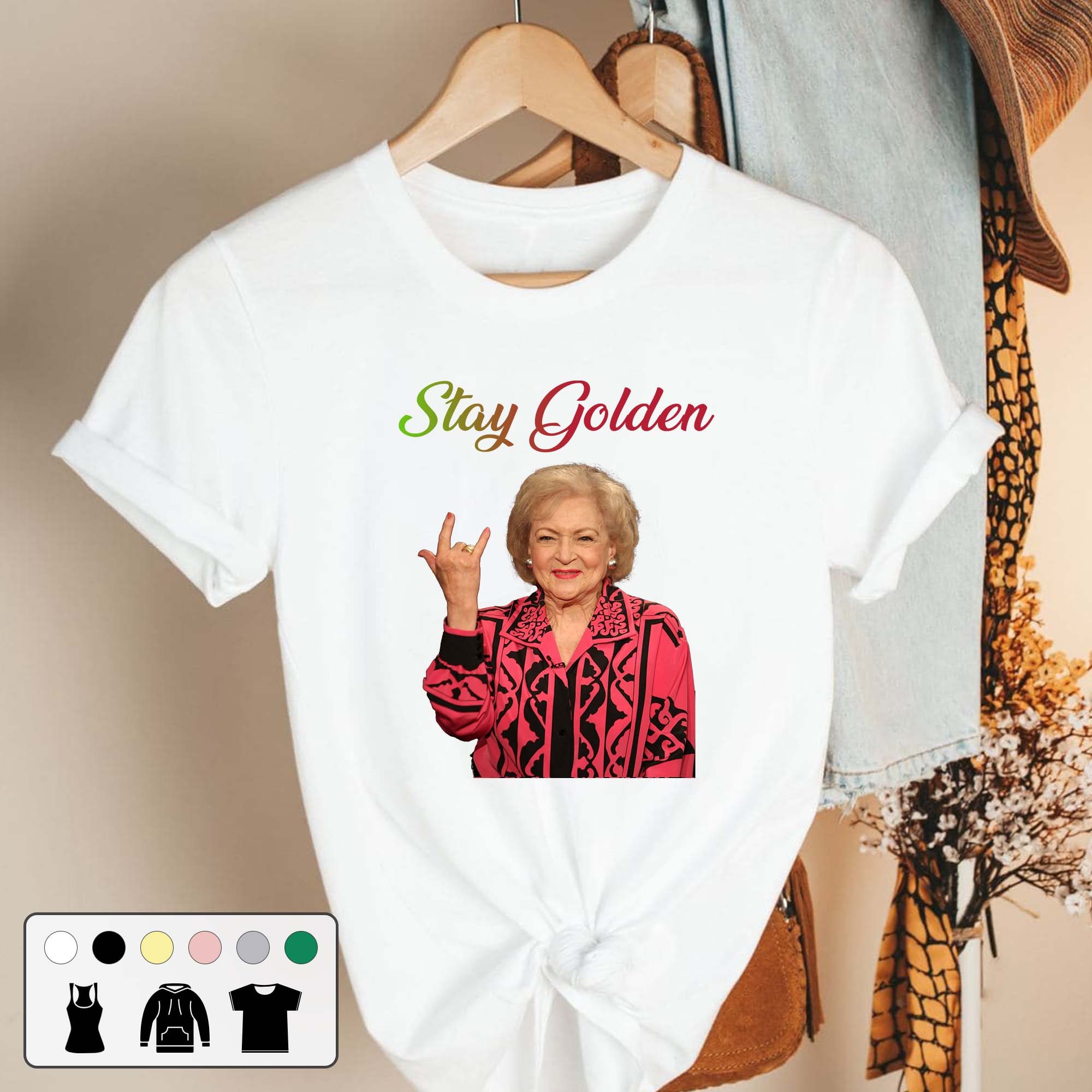 Stay Golden Quotes The Golden Girls Vintage Unisex T-Shirt Stay Golden Quotes The Golden Girls Vintage Unisex T-Shirt
