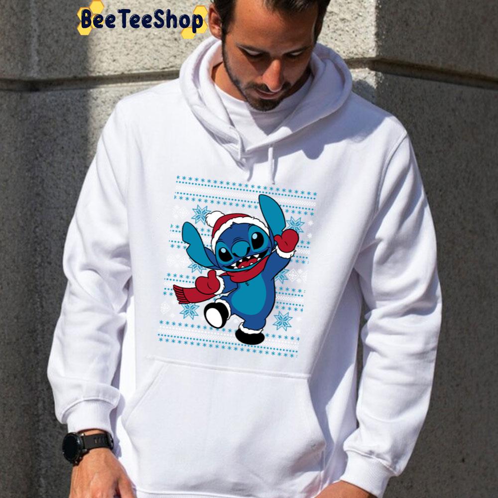 Stitch Happy Holiday Art Unisex T-Shirt Stitch Happy Holiday Art Unisex T-Shirt