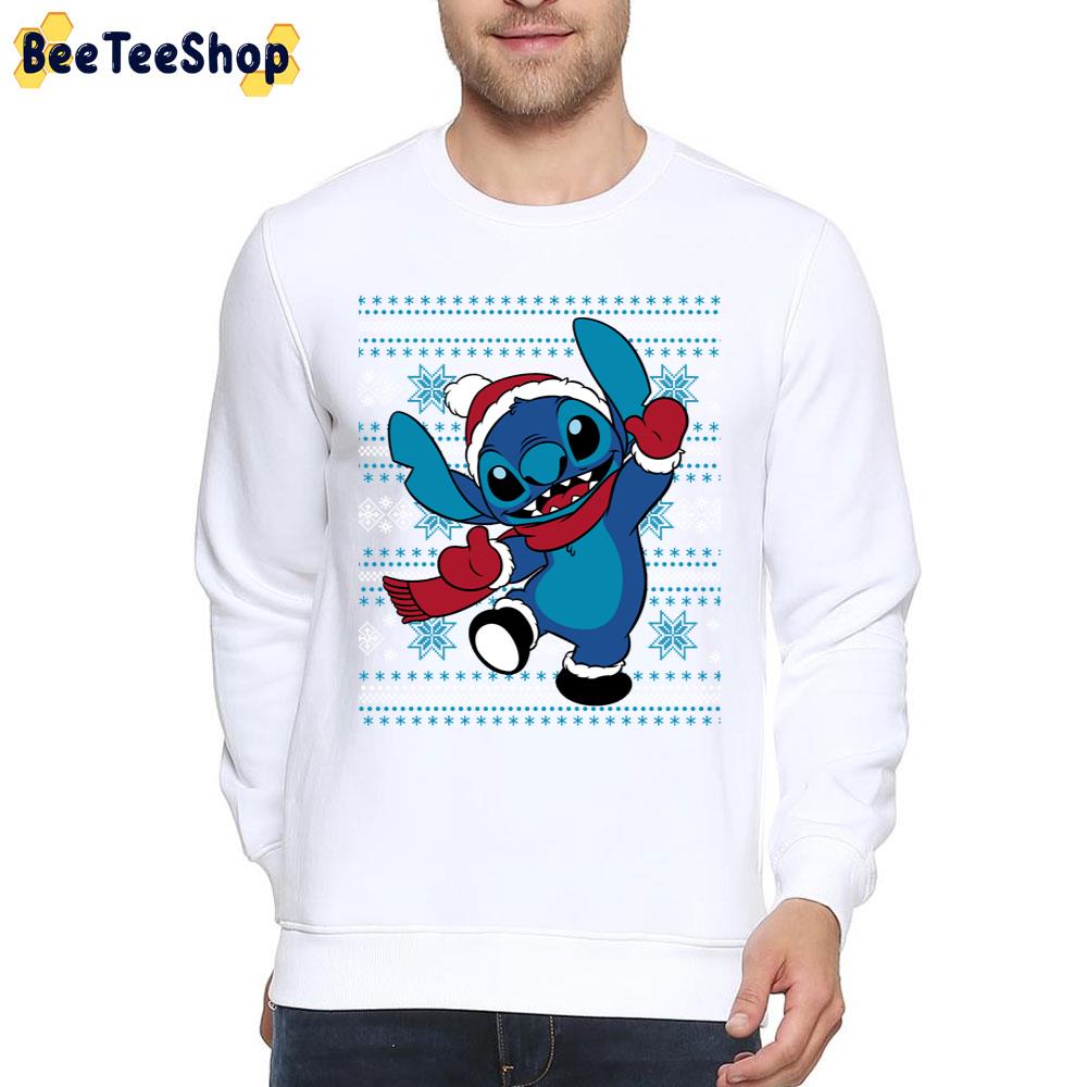 Stitch Happy Holiday Art Unisex T-Shirt Stitch Happy Holiday Art Unisex T-Shirt
