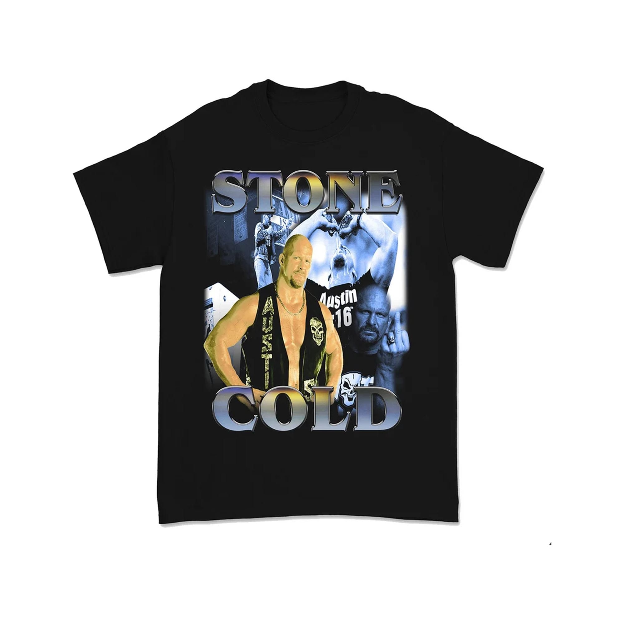 Stone Cold Steve Austin Wrestling Wwf 90's Bootleg Unisex T-Shirt Stone Cold Steve Austin Wrestling Wwf 90's Bootleg Unisex T-Shirt