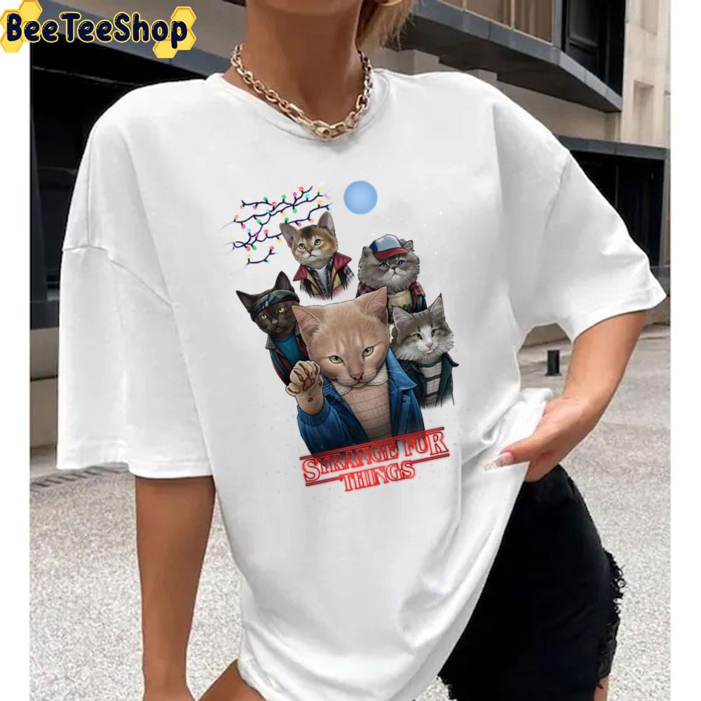 Strange Fur Things Stranger Things 4 Unisex T-Shirt Strange Fur Things Stranger Things 4 Unisex T-Shirt
