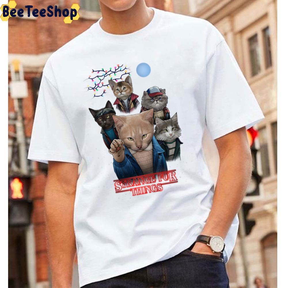 Strange Fur Things Stranger Things 4 Unisex T-Shirt Strange Fur Things Stranger Things 4 Unisex T-Shirt