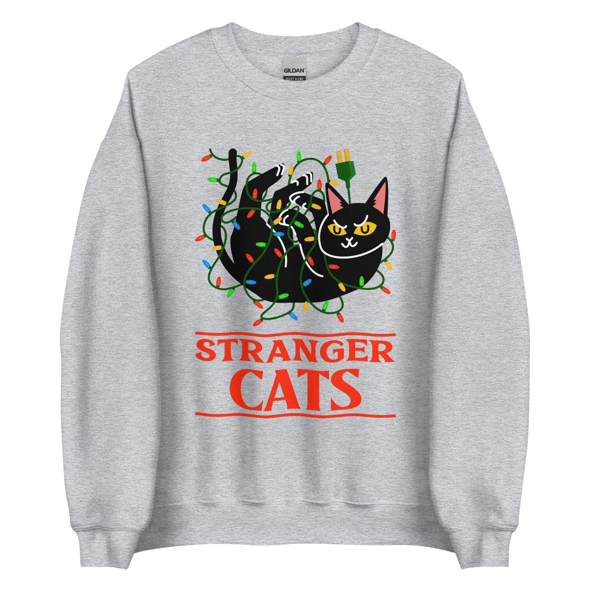 Stranger Cats Stranger Things And Kittens Lovers Unisex T-Shirt Stranger Cats Stranger Things And Kittens Lovers Unisex T-Shirt