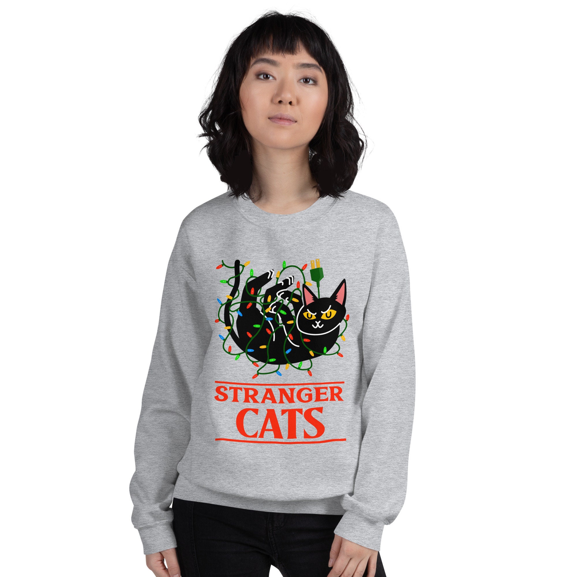 Stranger Cats Stranger Things And Kittens Lovers Unisex T-Shirt Stranger Cats Stranger Things And Kittens Lovers Unisex T-Shirt