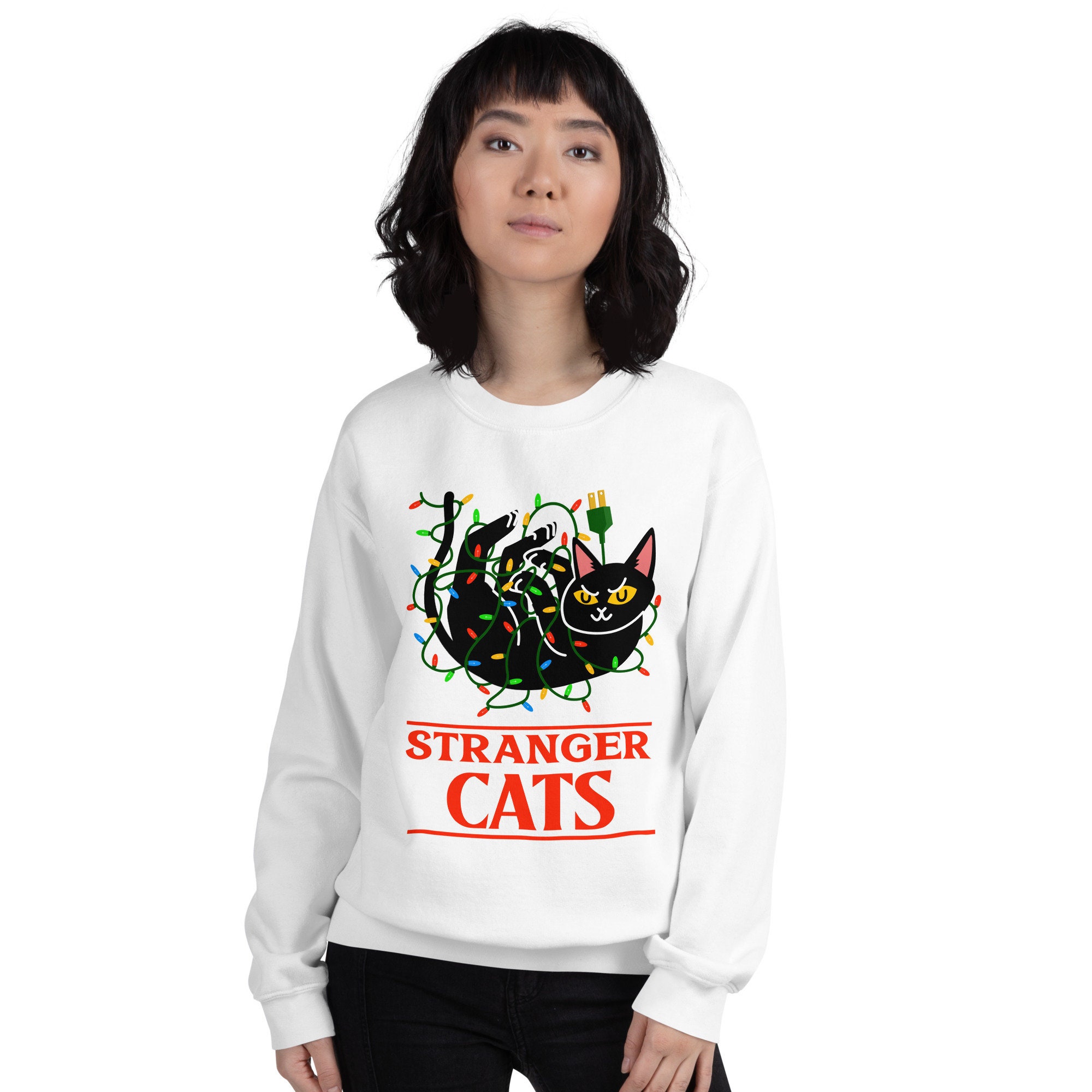 Stranger Cats Stranger Things And Kittens Lovers Unisex T-Shirt Stranger Cats Stranger Things And Kittens Lovers Unisex T-Shirt