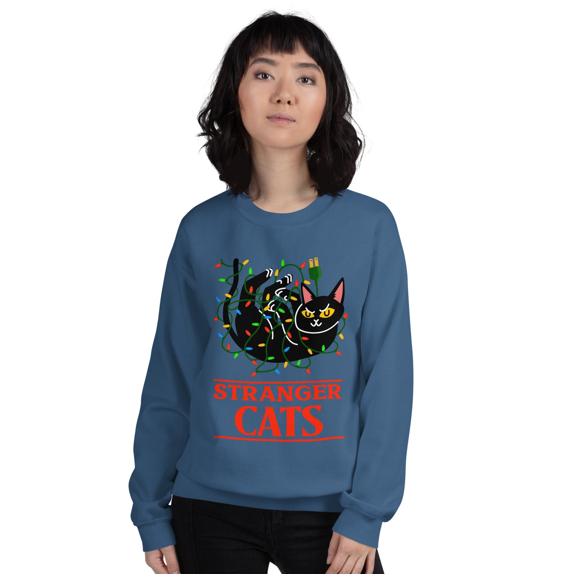Stranger Cats Stranger Things And Kittens Lovers Unisex T-Shirt Stranger Cats Stranger Things And Kittens Lovers Unisex T-Shirt