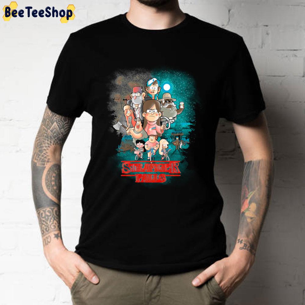 Stranger Falls Stranger Things 4 Unisex T-Shirt Stranger Falls Stranger Things 4 Unisex T-Shirt