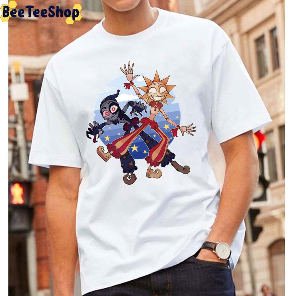 Sundrop And Moondrop Star Sky Back Ground Unisex T-Shirt Sundrop And Moondrop Star Sky Back Ground Unisex T-Shirt