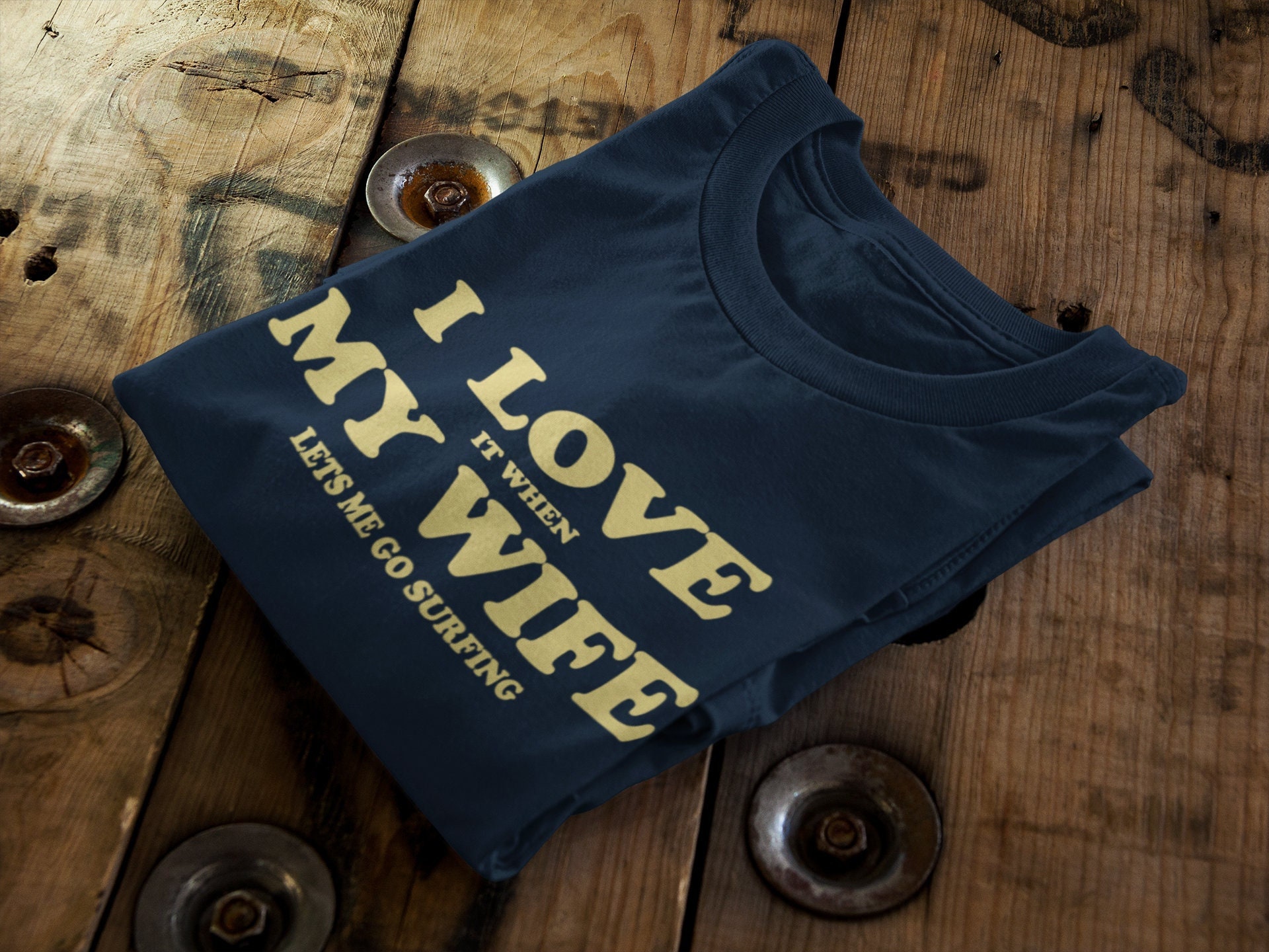 Surfing Love Wife And Surfing Unisex T-Shirt Surfing Love Wife And Surfing Unisex T-Shirt