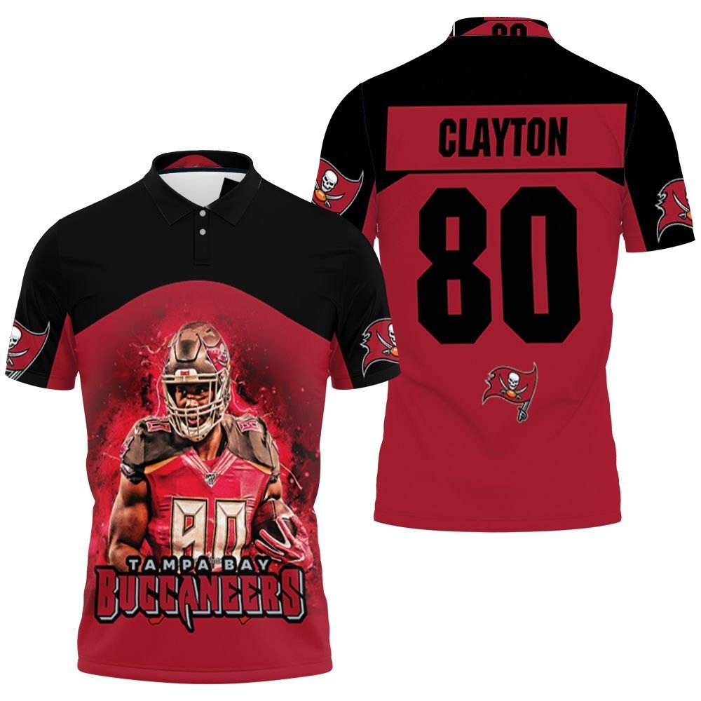 Tampa Bay Buccaneers Michael Clayton 80 Legend Printed 3d Polo Shirt Jersey All Over Print Shirt 3d T-shirt Tampa Bay Buccaneers Michael Clayton 80 Legend Printed 3d Polo Shirt Jersey All Over Print Shirt 3d T-shirt