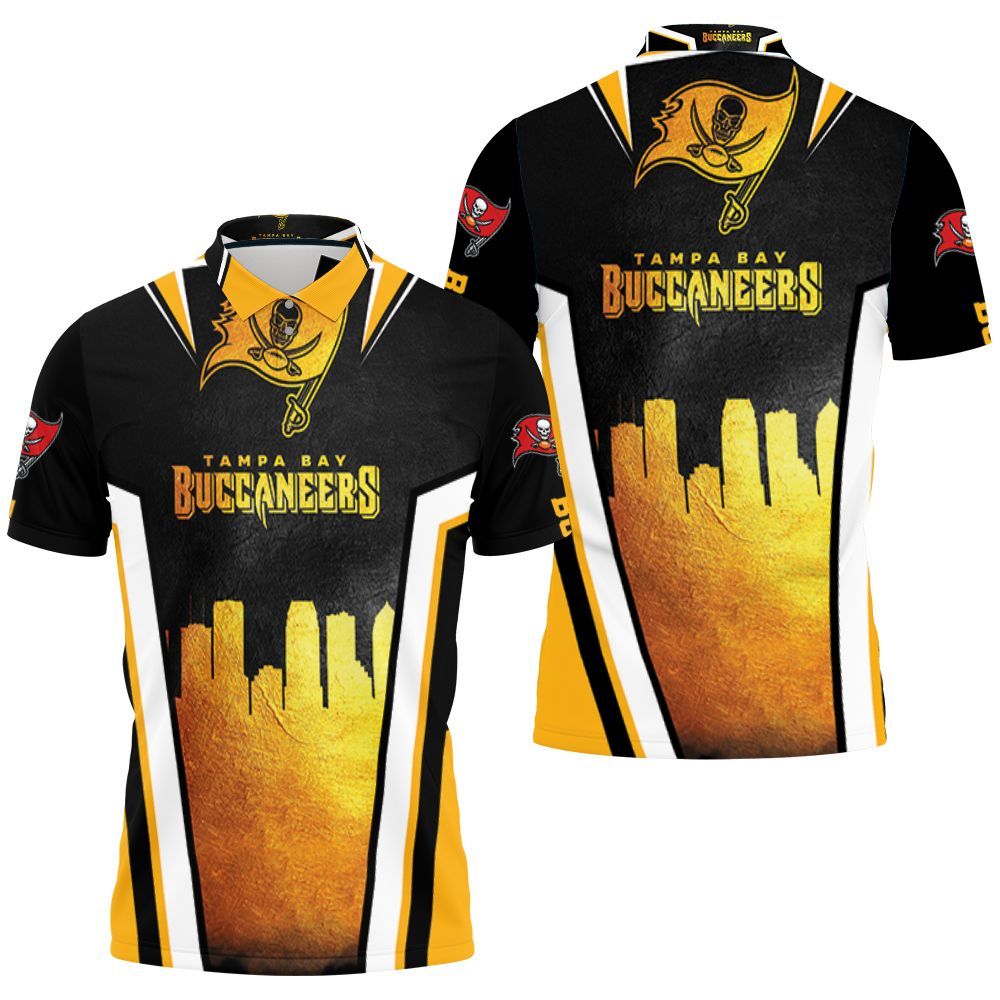 Tampa Bay Buccaneers Superbowl Champions 2021 Yellow Gold Polo Shirt All Over Print Shirt 3d T-shirt Tampa Bay Buccaneers Superbowl Champions 2021 Yellow Gold Polo Shirt All Over Print Shirt 3d T-shirt