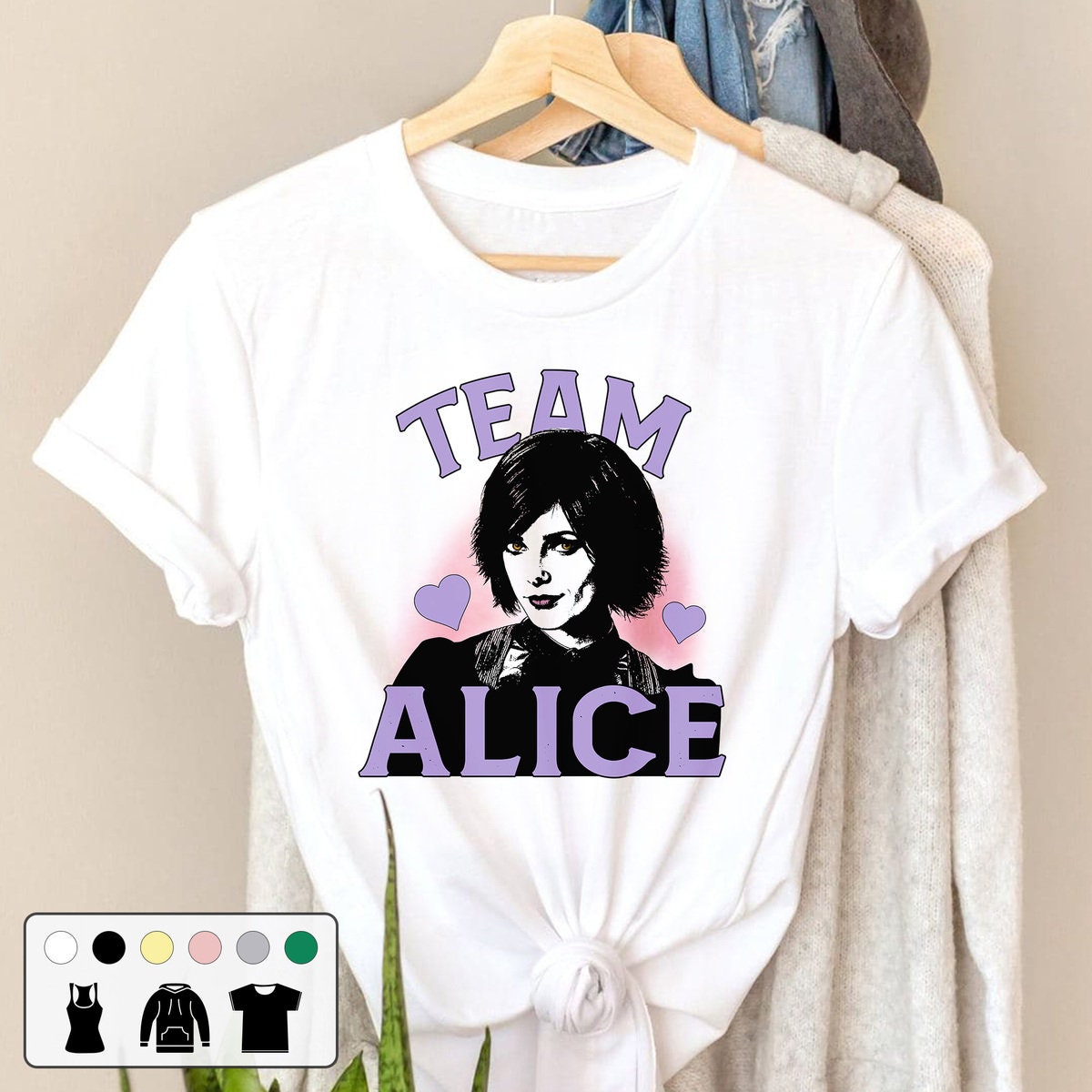 Team Alice Twilight Saga Vintage Unisex T-Shirt Team Alice Twilight Saga Vintage Unisex T-Shirt