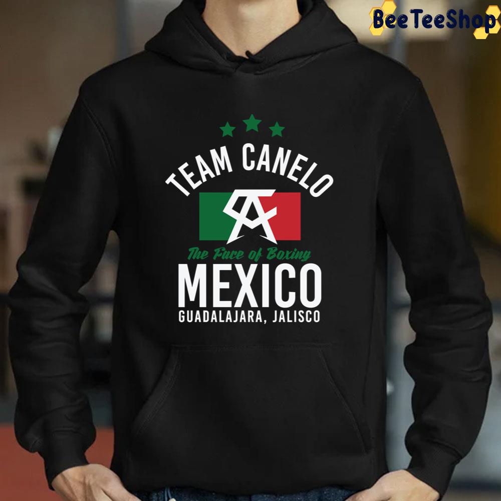 Team Canelo The Face Of Boxing Mexico Guadalajara Jalisco Unisex T-Shirt Team Canelo The Face Of Boxing Mexico Guadalajara Jalisco Unisex T-Shirt