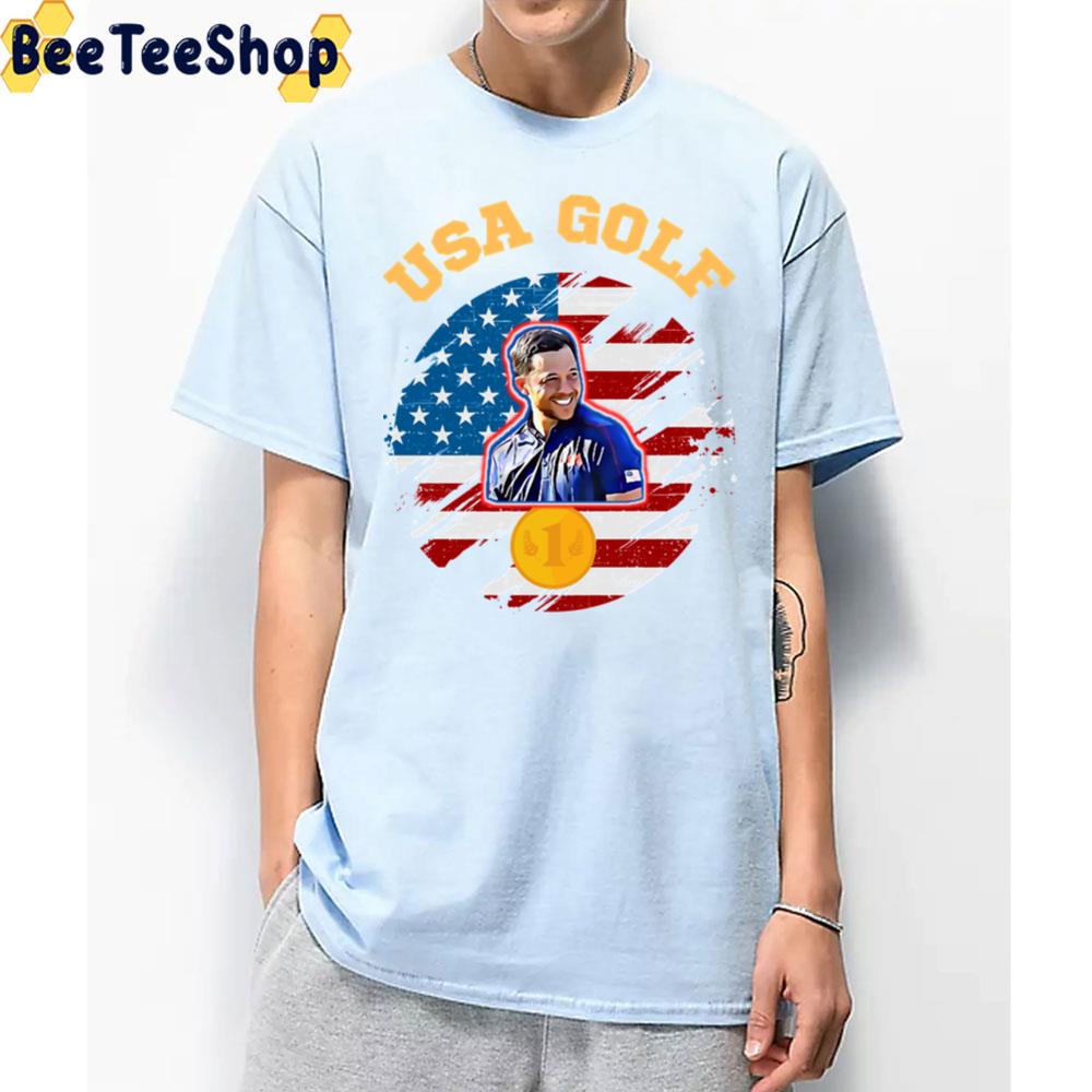 Team Usa Golf Xander Schauffele Golf Unisex T-Shirt Team Usa Golf Xander Schauffele Golf Unisex T-Shirt