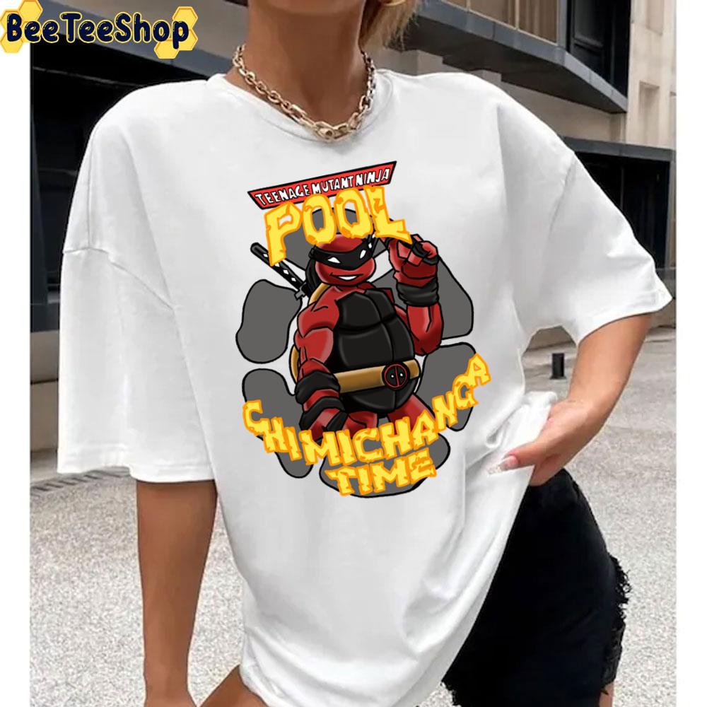 Teenage Mutant Ninja Pool Chimichanga Time Unisex T-Shirt Teenage Mutant Ninja Pool Chimichanga Time Unisex T-Shirt