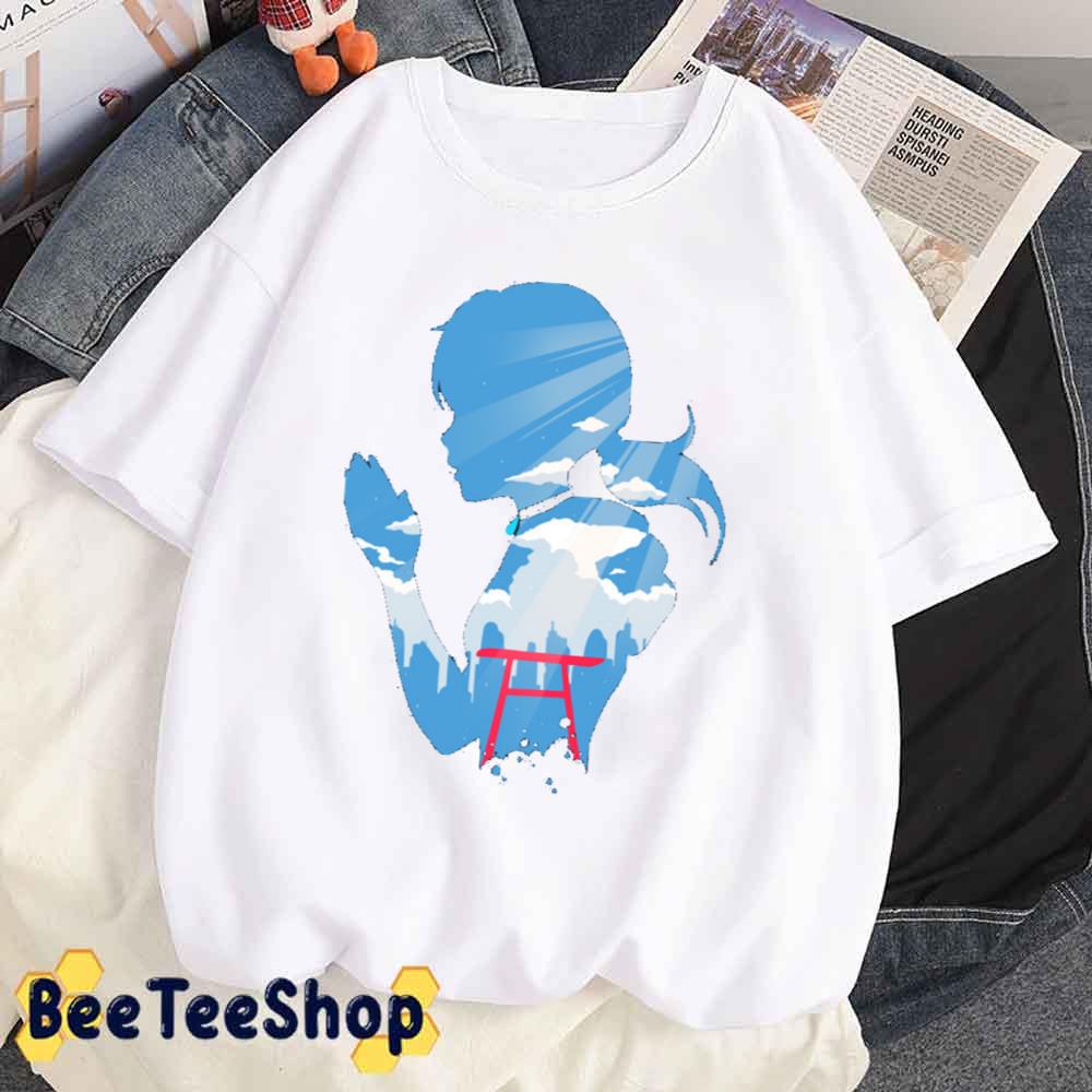 Tenki No Ko Pretty Sky Design Weathering With You Unisex T-Shirt Tenki No Ko Pretty Sky Design Weathering With You Unisex T-Shirt