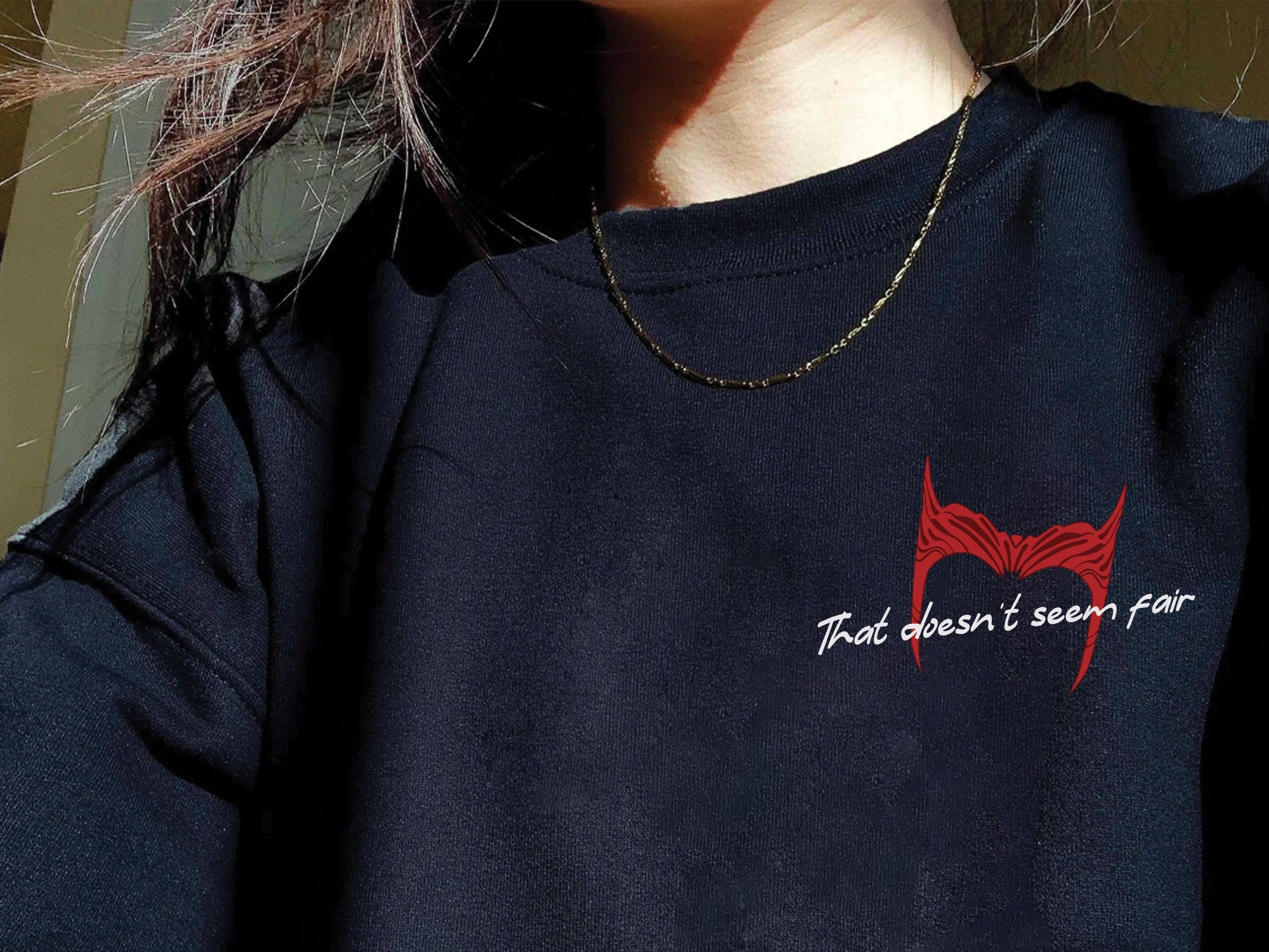 That Doesn't Seem Fair Scarlet Witch Dr Strange 2 Unisex Sweatshirt That Doesn't Seem Fair Scarlet Witch Dr Strange 2 Unisex Sweatshirt