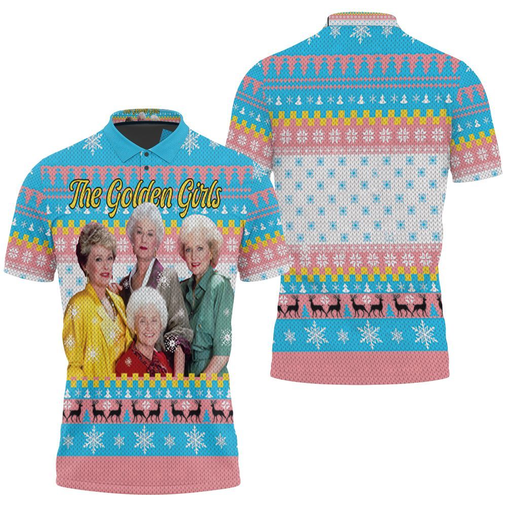 The Golden Girls Fan Christmas Knitting Pattern Sweatshirt 3d Polo Shirt All Over Print Shirt 3d T-shirt The Golden Girls Fan Christmas Knitting Pattern Sweatshirt 3d Polo Shirt All Over Print Shirt 3d T-shirt