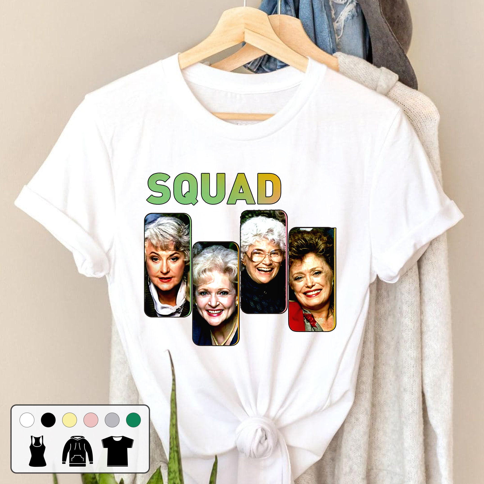 The Golden Girls Squad 80s Vintage Unisex T-Shirt The Golden Girls Squad 80s Vintage Unisex T-Shirt