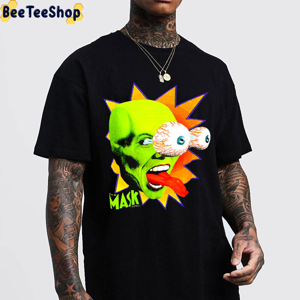 The Mask Vintage Stanley Ipkiss Vs Apartment Manager Bug Eyes Scene Unisex T-Shirt The Mask Vintage Stanley Ipkiss Vs Apartment Manager Bug Eyes Scene Unisex T-Shirt