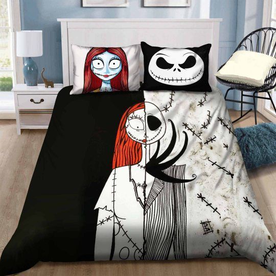 The Nightmare Before Christmas Jack Skellington And Sally Bedding Set The Nightmare Before Christmas Jack Skellington And Sally Bedding Set