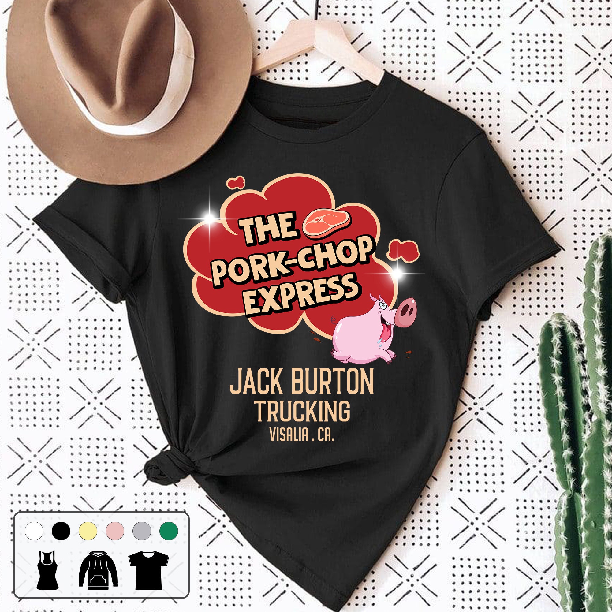 The Pork Chop Express Jack Burton Tracking Vintage Unisex T-Shirt The Pork Chop Express Jack Burton Tracking Vintage Unisex T-Shirt