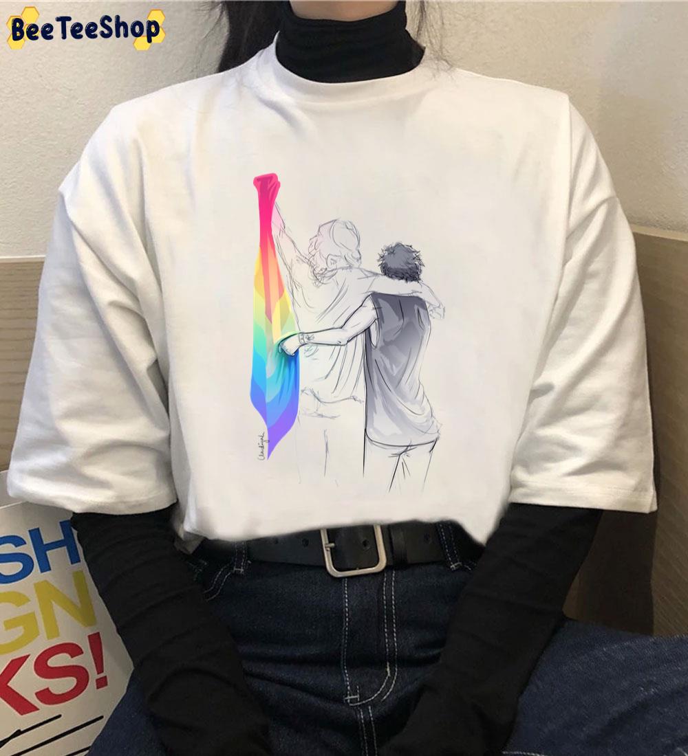 The Rainbow Flag I Would If I Could Not Yet But Soon Unisex T-Shirt The Rainbow Flag I Would If I Could Not Yet But Soon Unisex T-Shirt