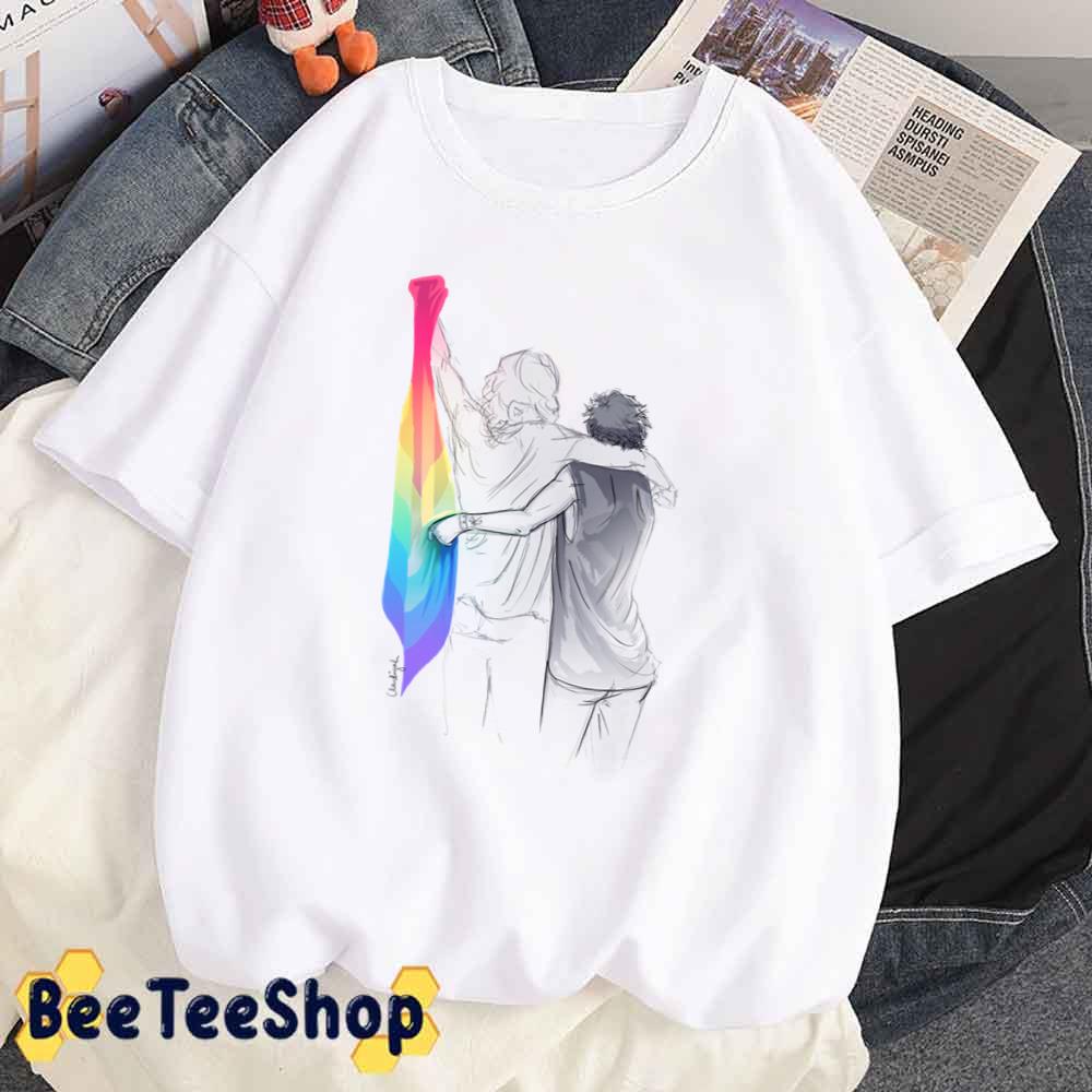 The Rainbow Flag I Would If I Could Not Yet But Soon Unisex T-Shirt The Rainbow Flag I Would If I Could Not Yet But Soon Unisex T-Shirt