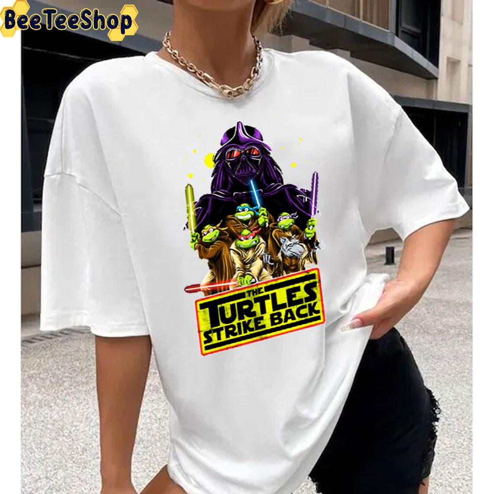 The Turtles Strike Back Star Wars Art Unisex T-Shirt The Turtles Strike Back Star Wars Art Unisex T-Shirt