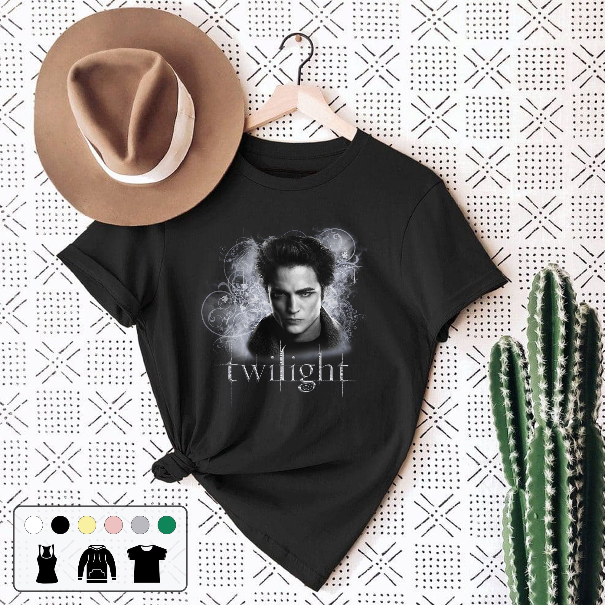 The Twilight Saga Edward Cullen Vintage Unisex T-Shirt The Twilight Saga Edward Cullen Vintage Unisex T-Shirt