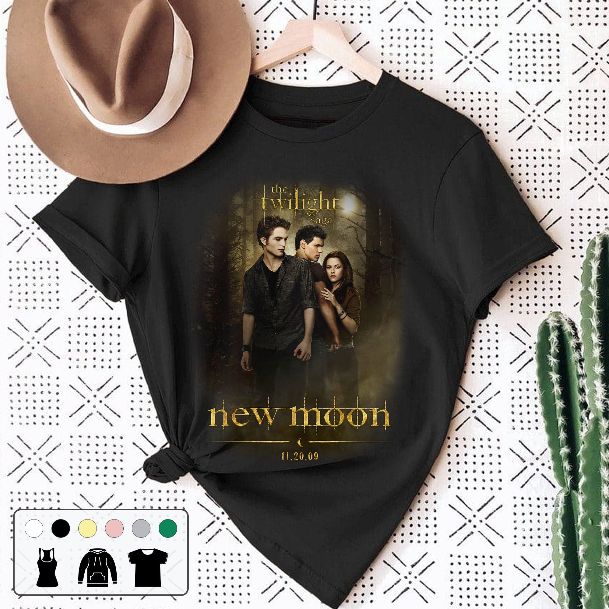 The Twilight Saga New Moon Movie Vintage Unisex T-Shirt The Twilight Saga New Moon Movie Vintage Unisex T-Shirt