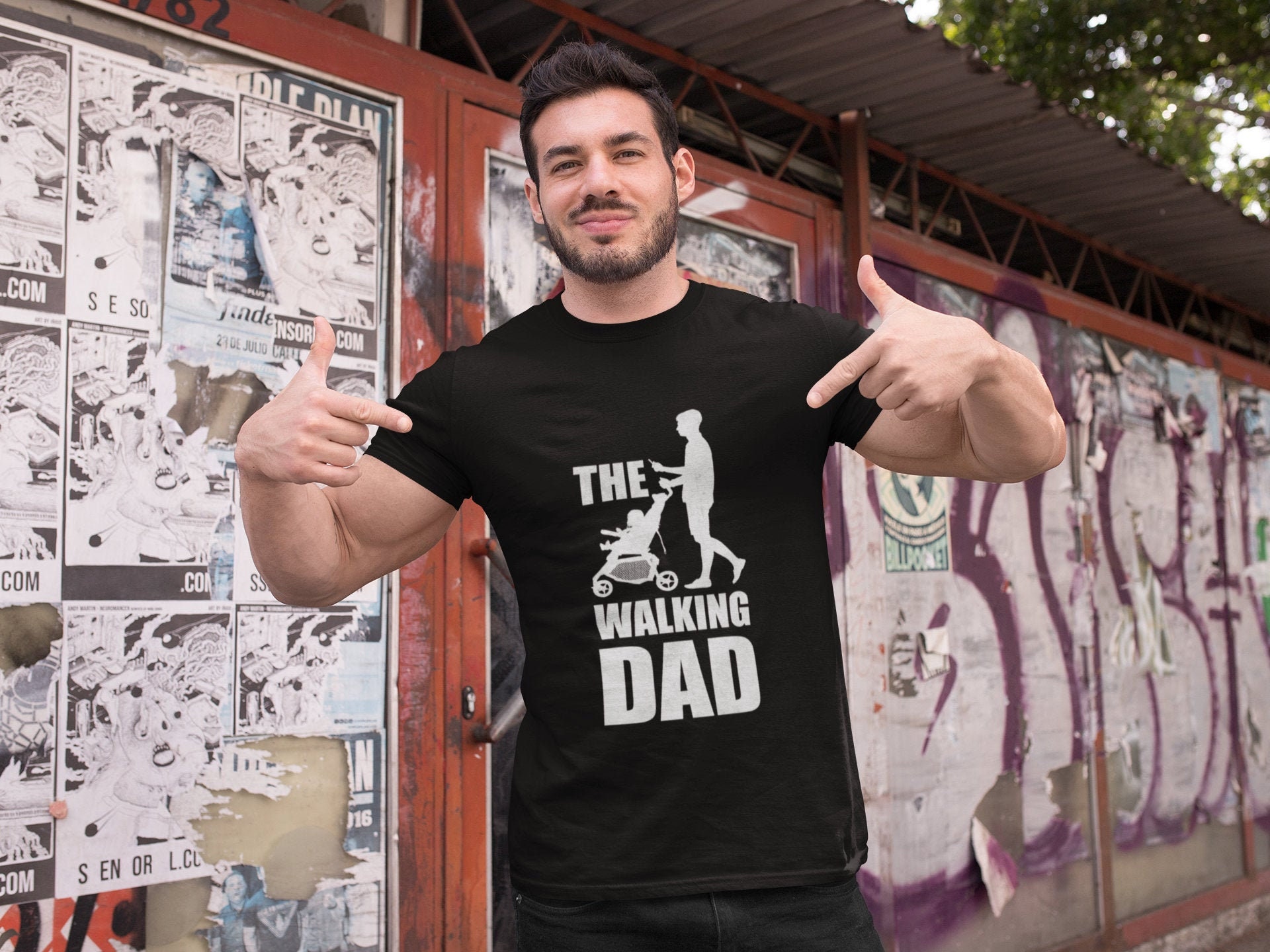 The Walking Dad Funny Father's Day Unisex T-Shirt The Walking Dad Funny Father's Day Unisex T-Shirt