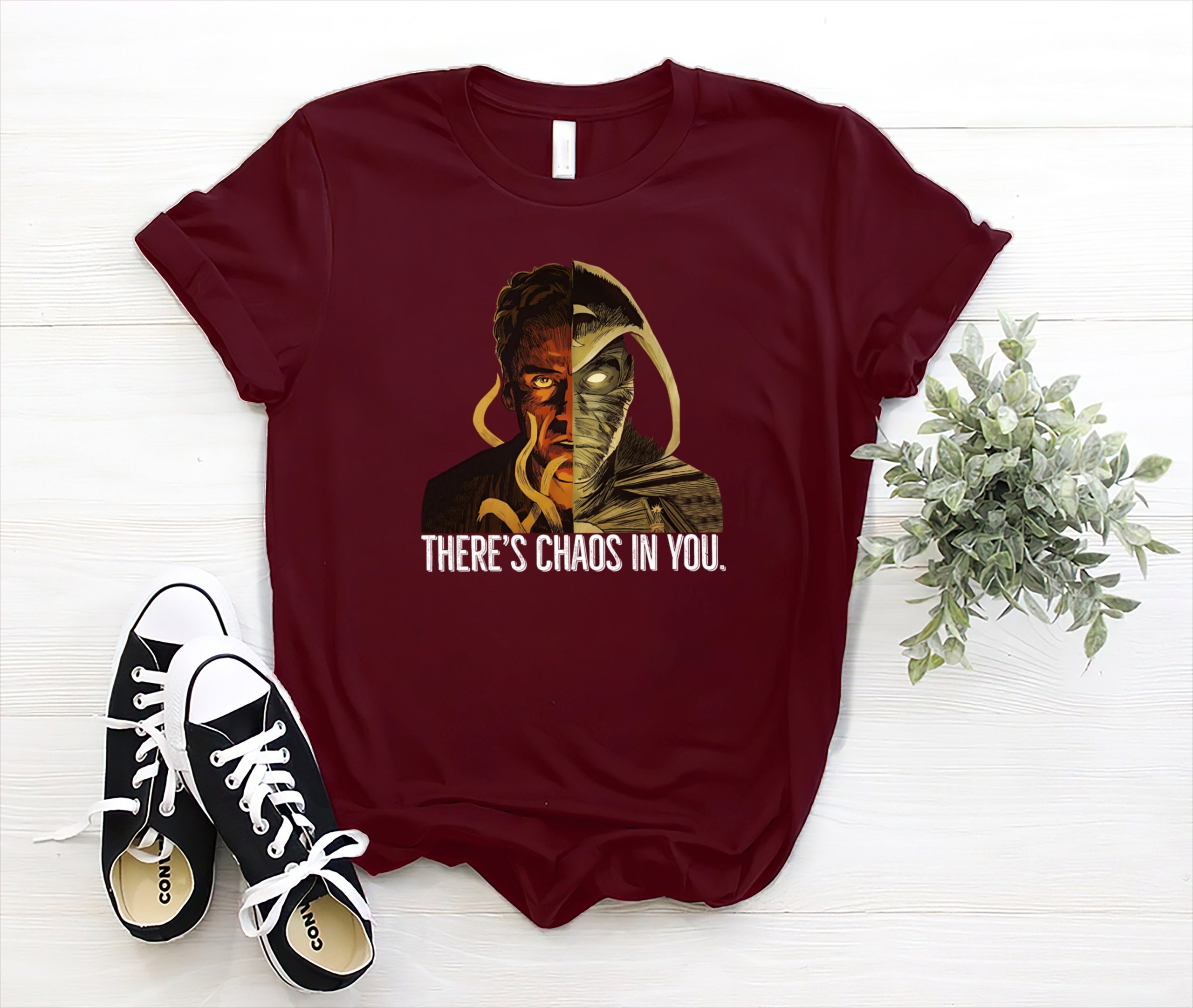 There's Chaos In You Moon Knight Marc Spector Unisex T-Shirt There's Chaos In You Moon Knight Marc Spector Unisex T-Shirt