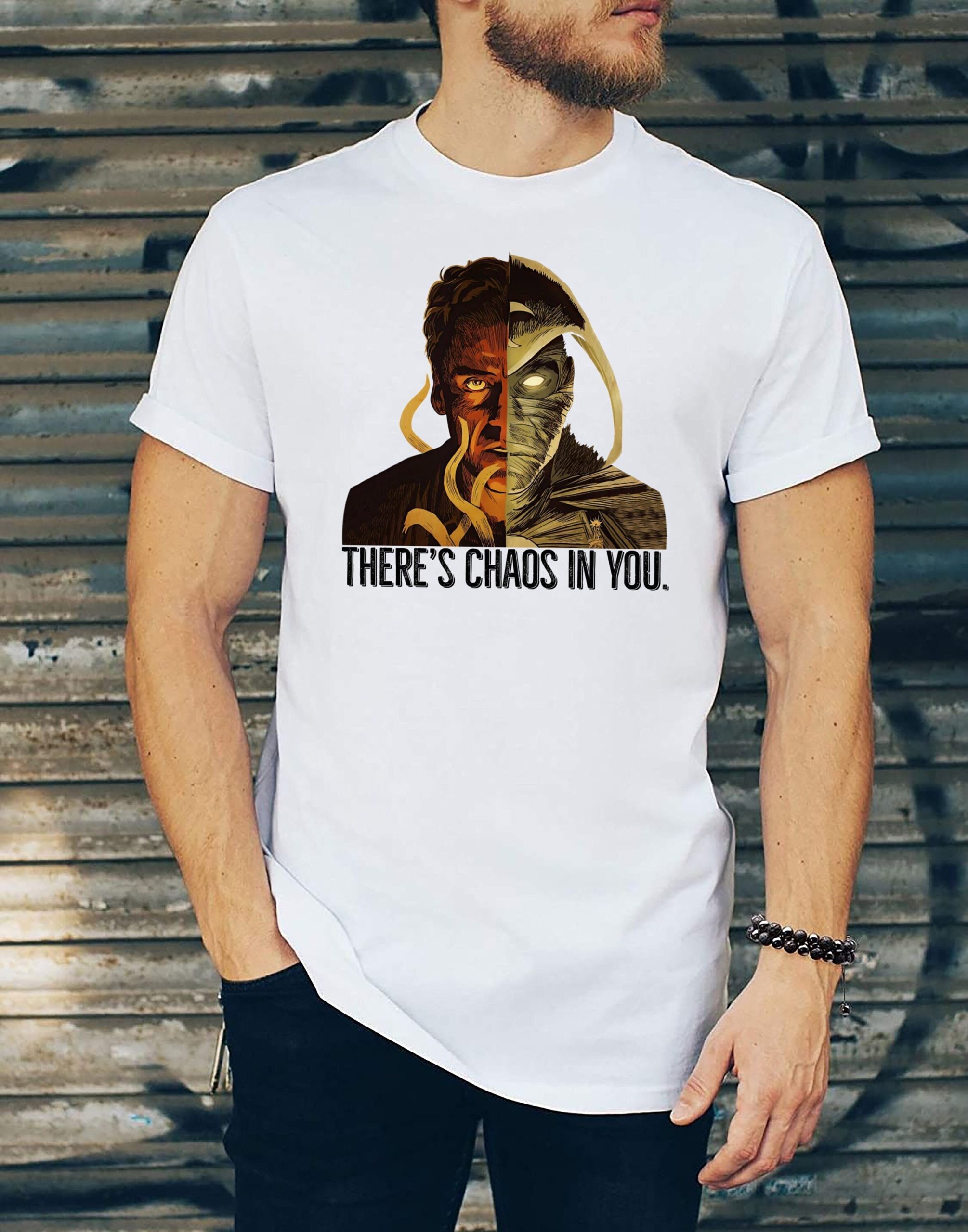 There's Chaos In You Moon Knight Marc Spector Unisex T-Shirt There's Chaos In You Moon Knight Marc Spector Unisex T-Shirt