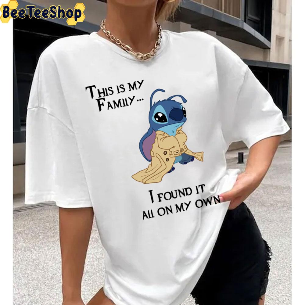 This Is My Family I Found It All On My Own Stitch Unisex T-Shirt This Is My Family I Found It All On My Own Stitch Unisex T-Shirt