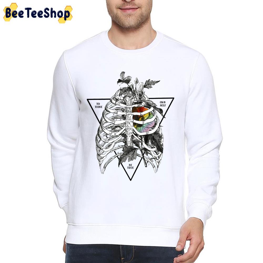 To Thine Own Self Be True Pride Allyship Pride Month Unisex T-Shirt To Thine Own Self Be True Pride Allyship Pride Month Unisex T-Shirt